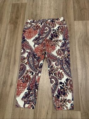 Chico's Paisley Print Ankle Pants